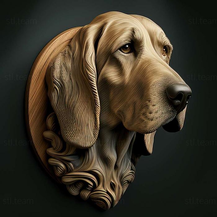 3D model Polish Hound dog (STL)